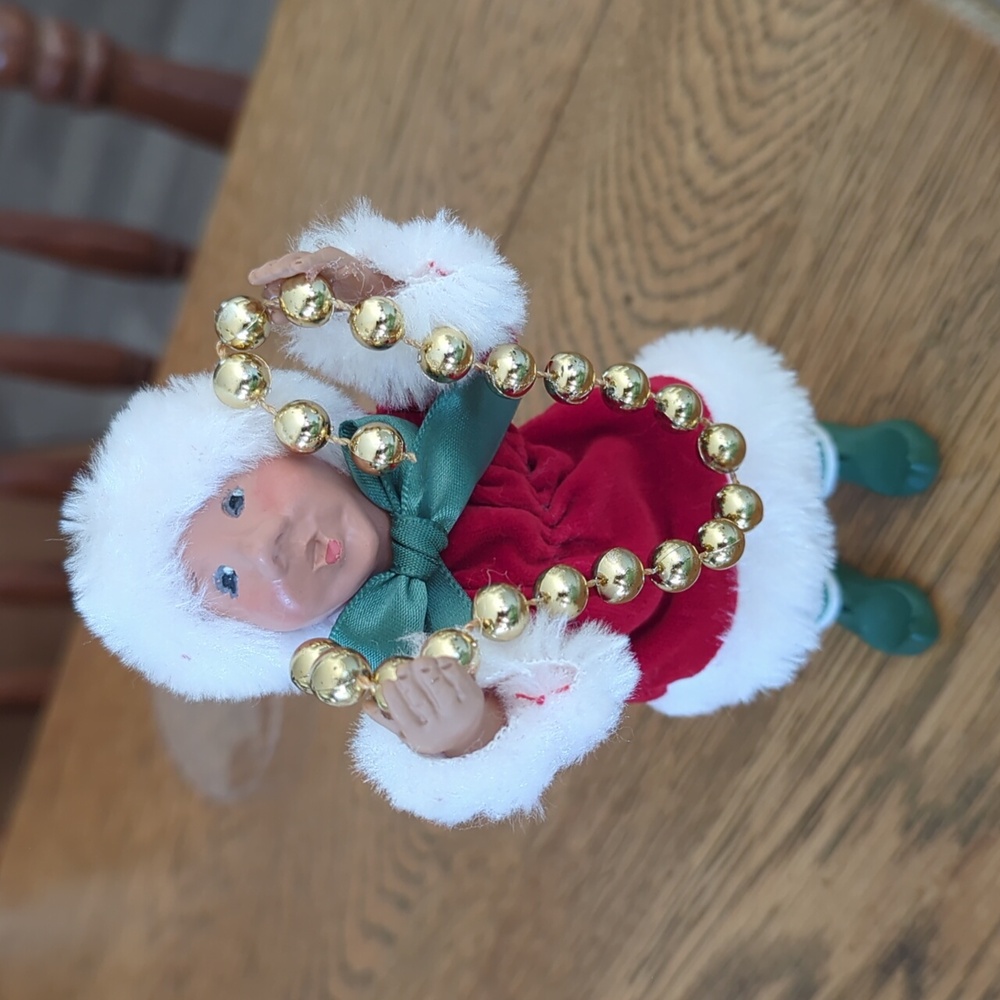 Glitz Byer's Choice Kindles Elf Doll Figurine